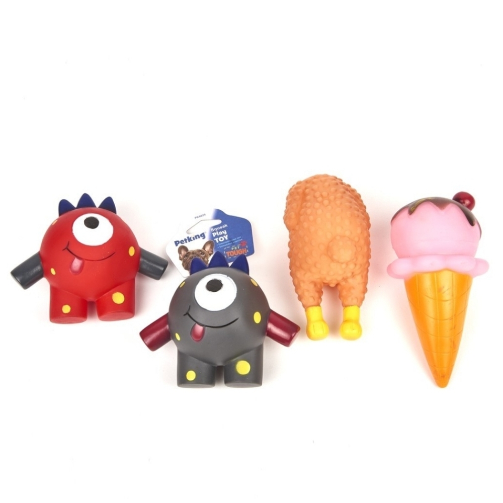 Colorful Monster and Ice Cream Dog Toys. Pick One